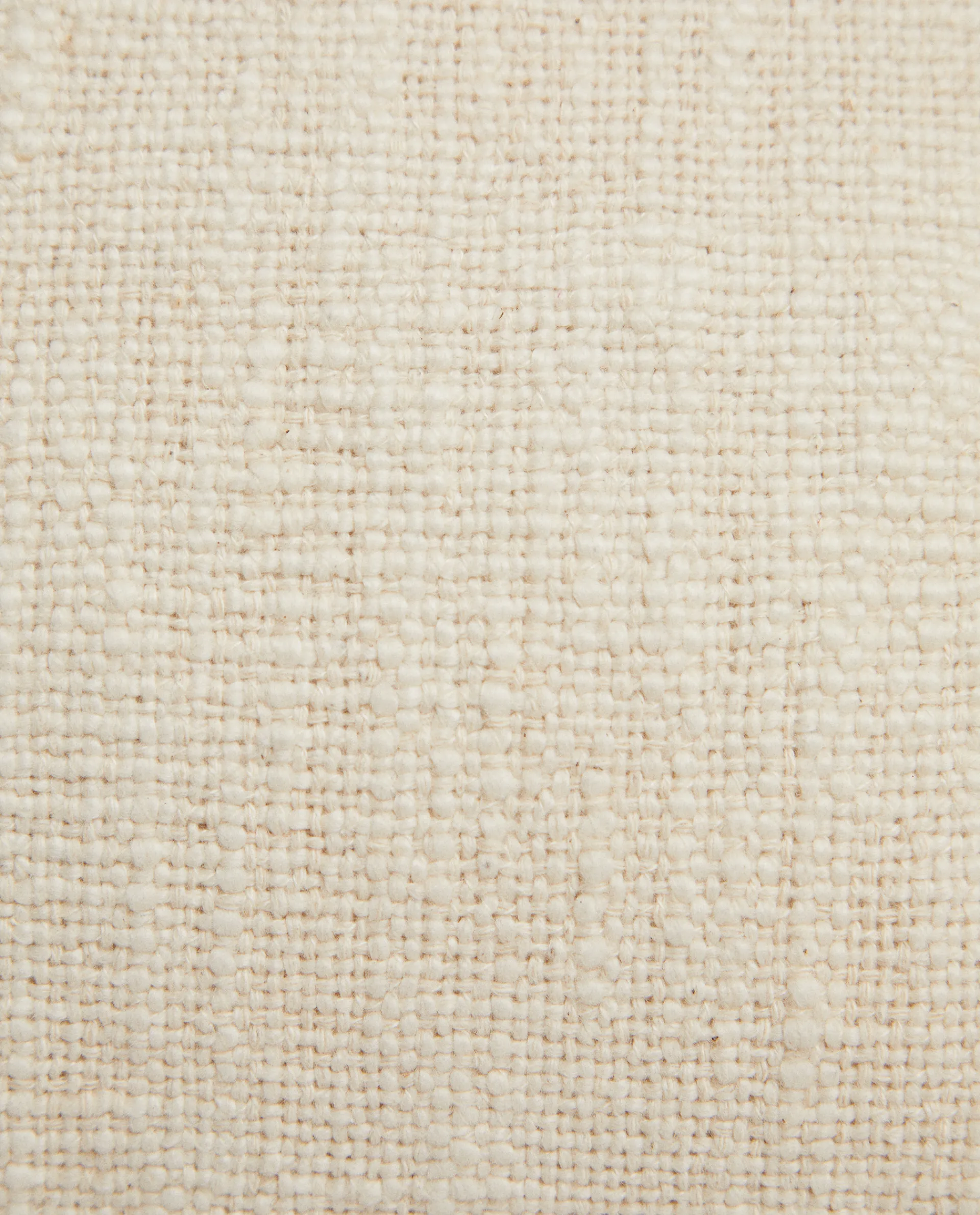 Solid*ZARA Home Throw Pillow Cover With Tassels Cream