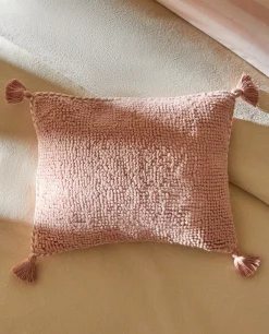 Throw Pillows*ZARA Home Throw Pillow Cover With Tassels Pink
