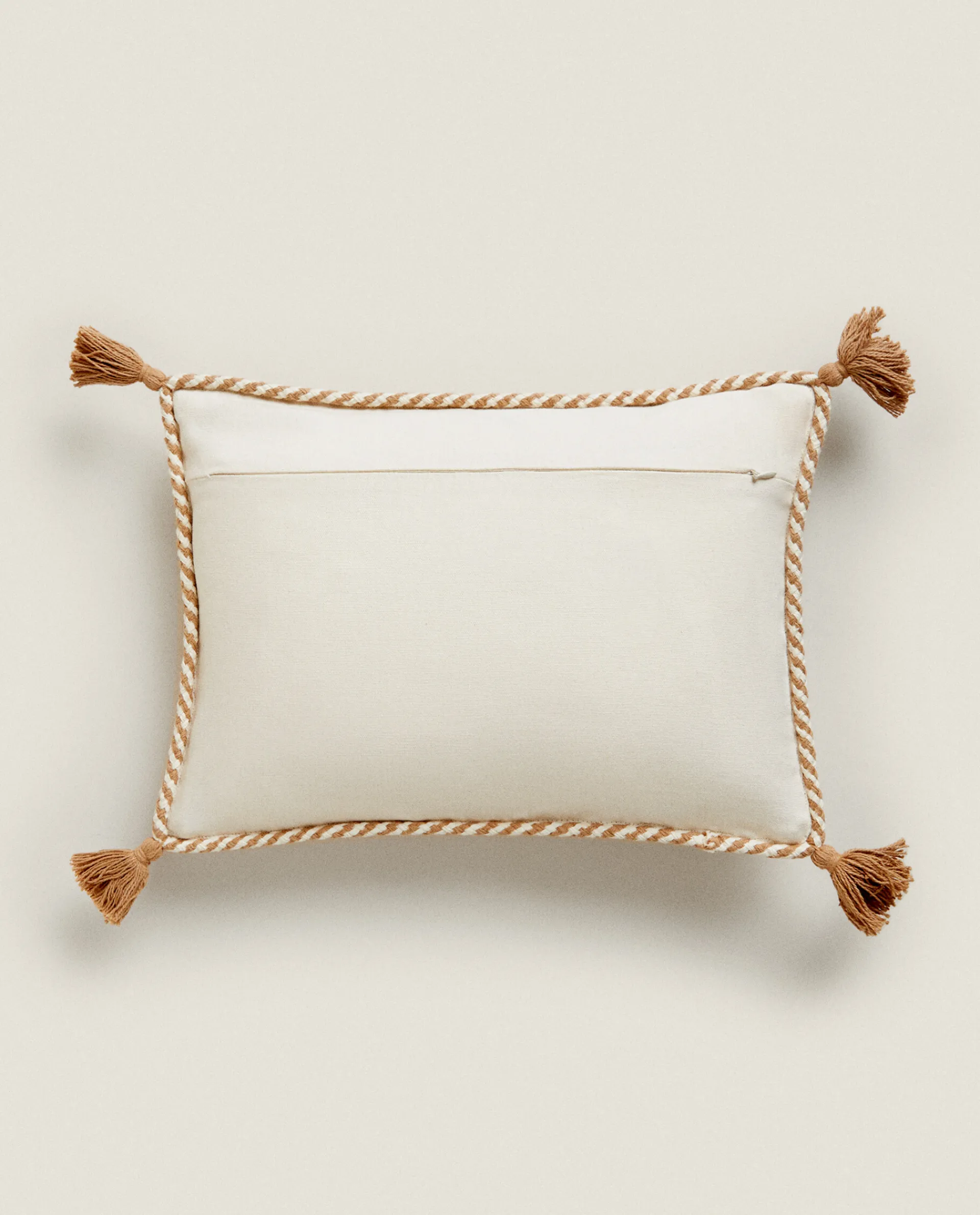 Throw Pillows*ZARA Home Throw Pillow Cover With Tassels Natural Colour