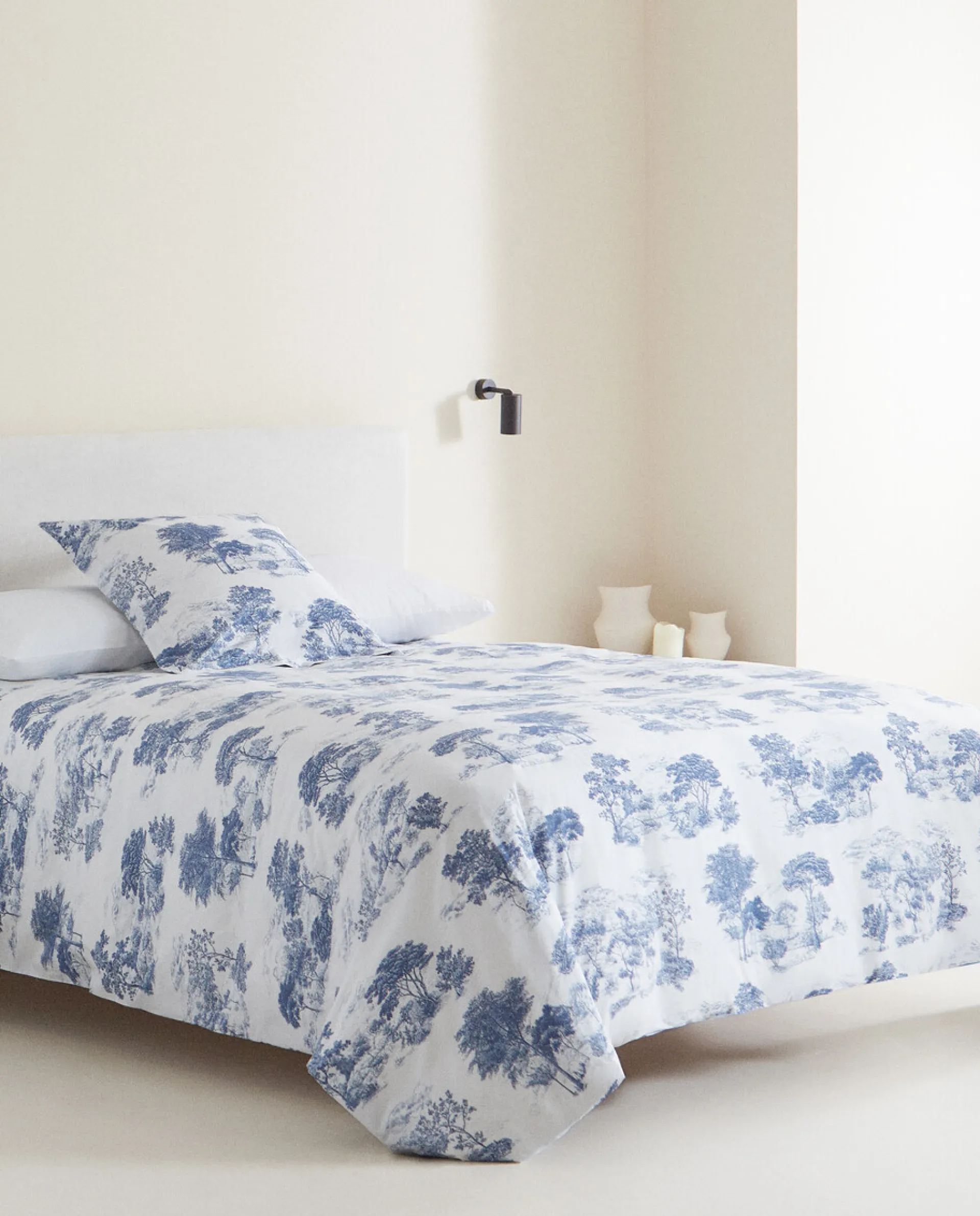 Duvet Covers*ZARA Home Toile De Jouy Duvet Cover Blue