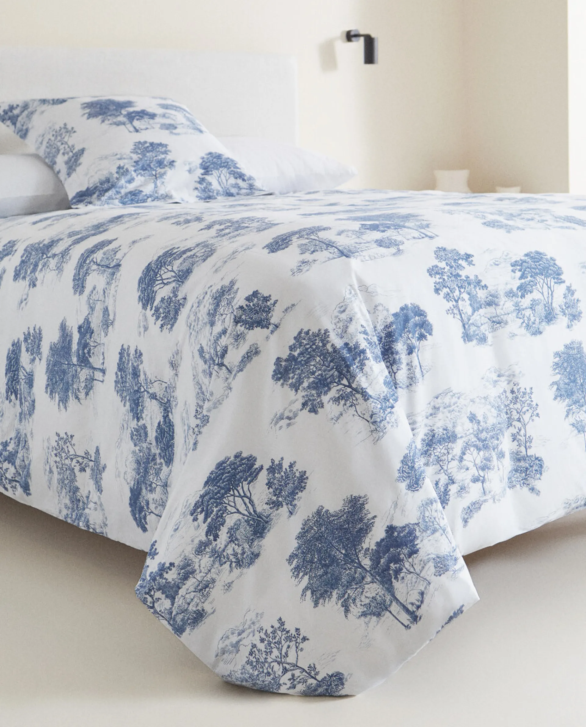 Duvet Covers*ZARA Home Toile De Jouy Duvet Cover Blue