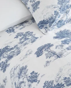 Duvet Covers*ZARA Home Toile De Jouy Duvet Cover Blue