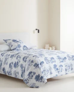 Pillowcases*ZARA Home Toile De Jouy Pillowcase Blue