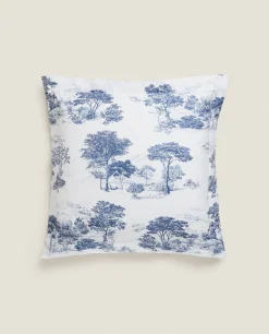 Pillowcases*ZARA Home Toile De Jouy Pillowcase Blue