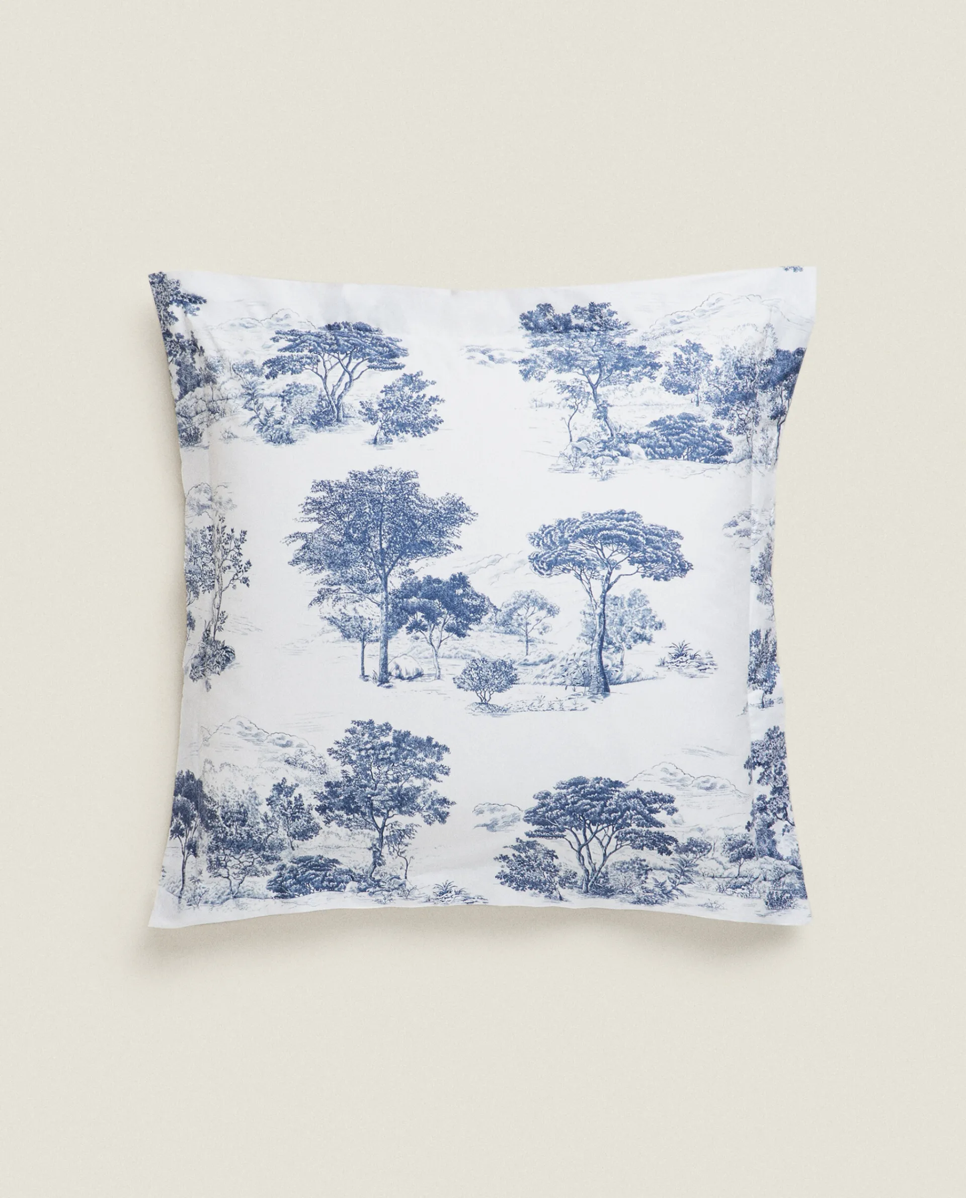 Pillowcases*ZARA Home Toile De Jouy Pillowcase Blue