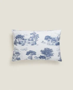 Pillowcases*ZARA Home Toile De Jouy Pillowcase Blue