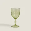 Glasses And Flutes*ZARA Home Transparent Water Glass Green