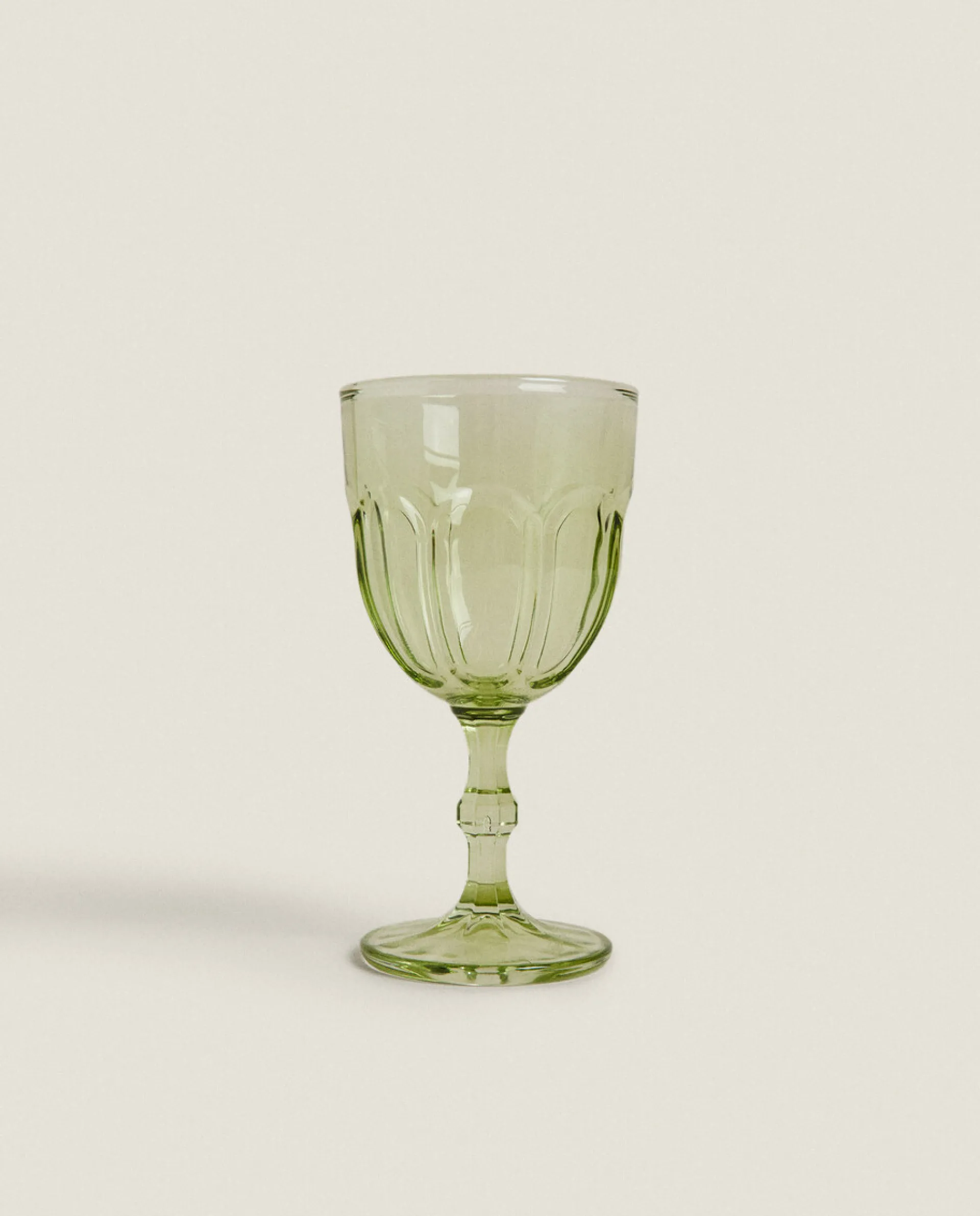 Glasses And Flutes*ZARA Home Transparent Water Glass Green