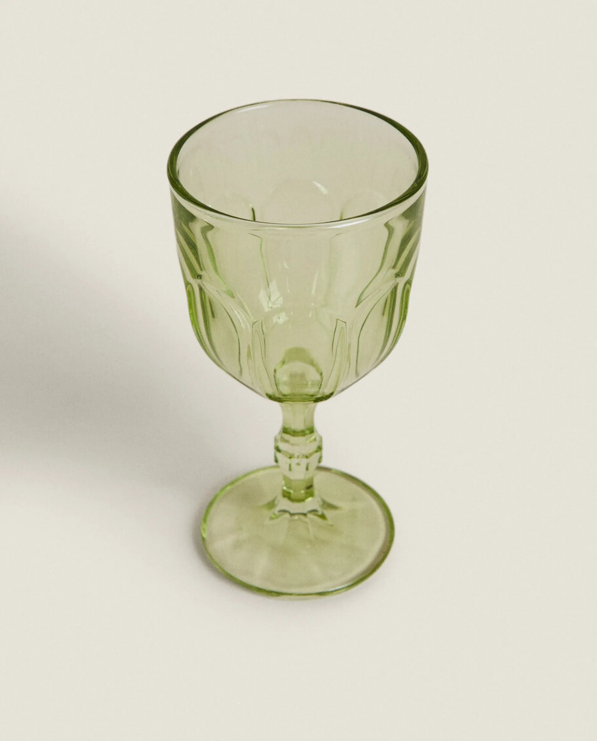 Glasses And Flutes*ZARA Home Transparent Water Glass Green