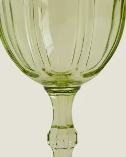 Glasses And Flutes*ZARA Home Transparent Water Glass Green