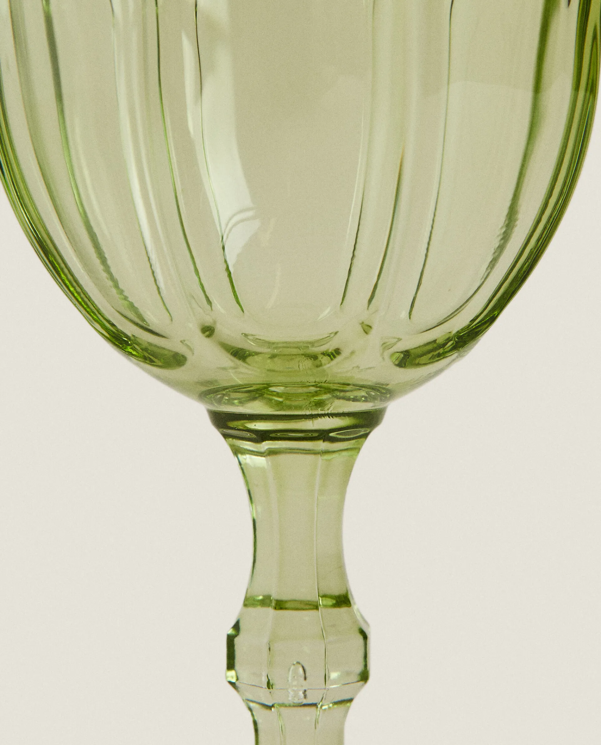 Glasses And Flutes*ZARA Home Transparent Water Glass Green