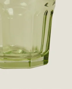 Tumblers*ZARA Home Transparent Water Glass Green