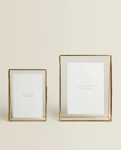 Frames And Canvases*ZARA Home Triangular Frame Golden