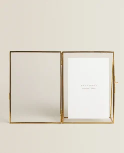 Frames And Canvases*ZARA Home Triangular Frame Golden