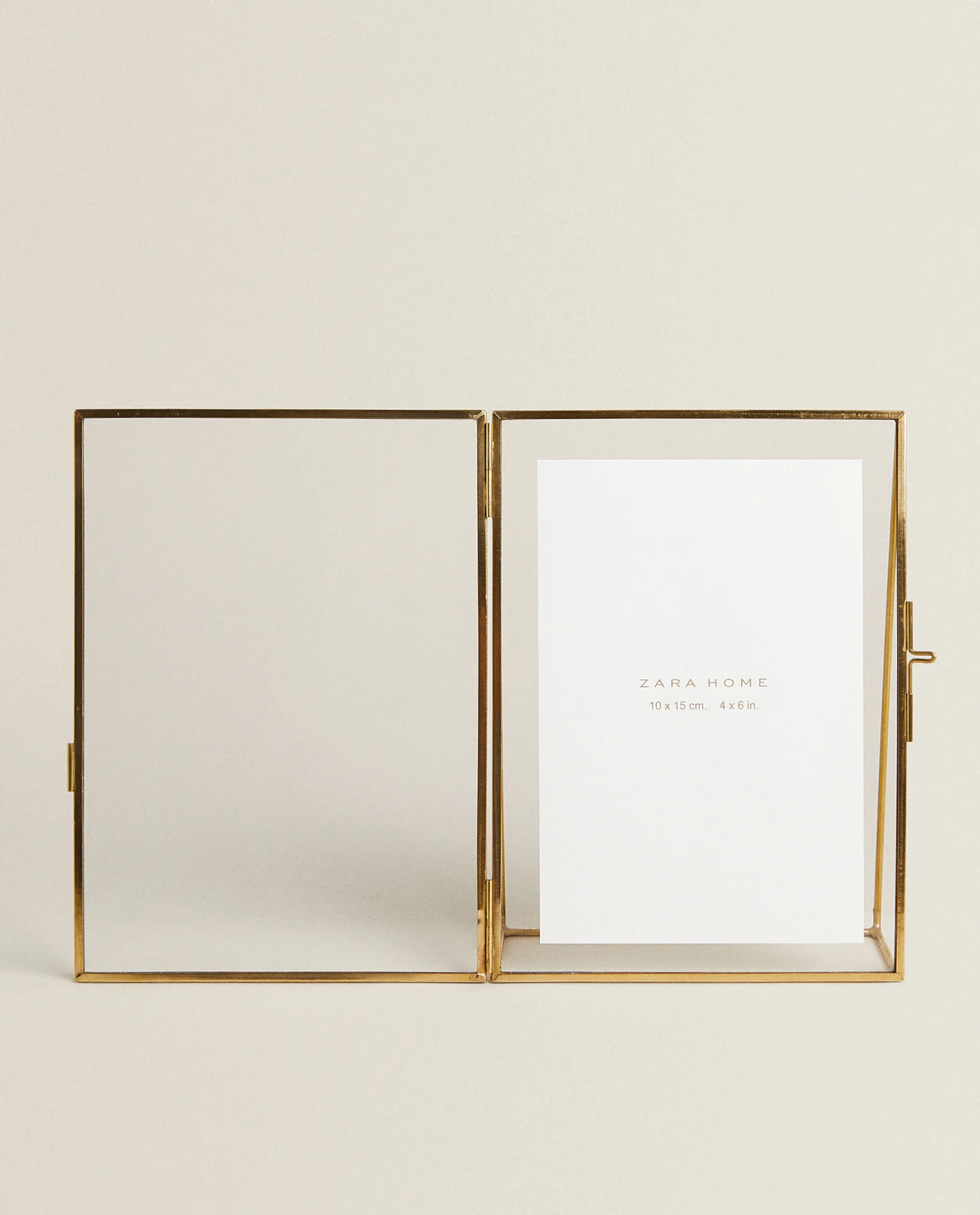 Frames And Canvases*ZARA Home Triangular Frame Golden