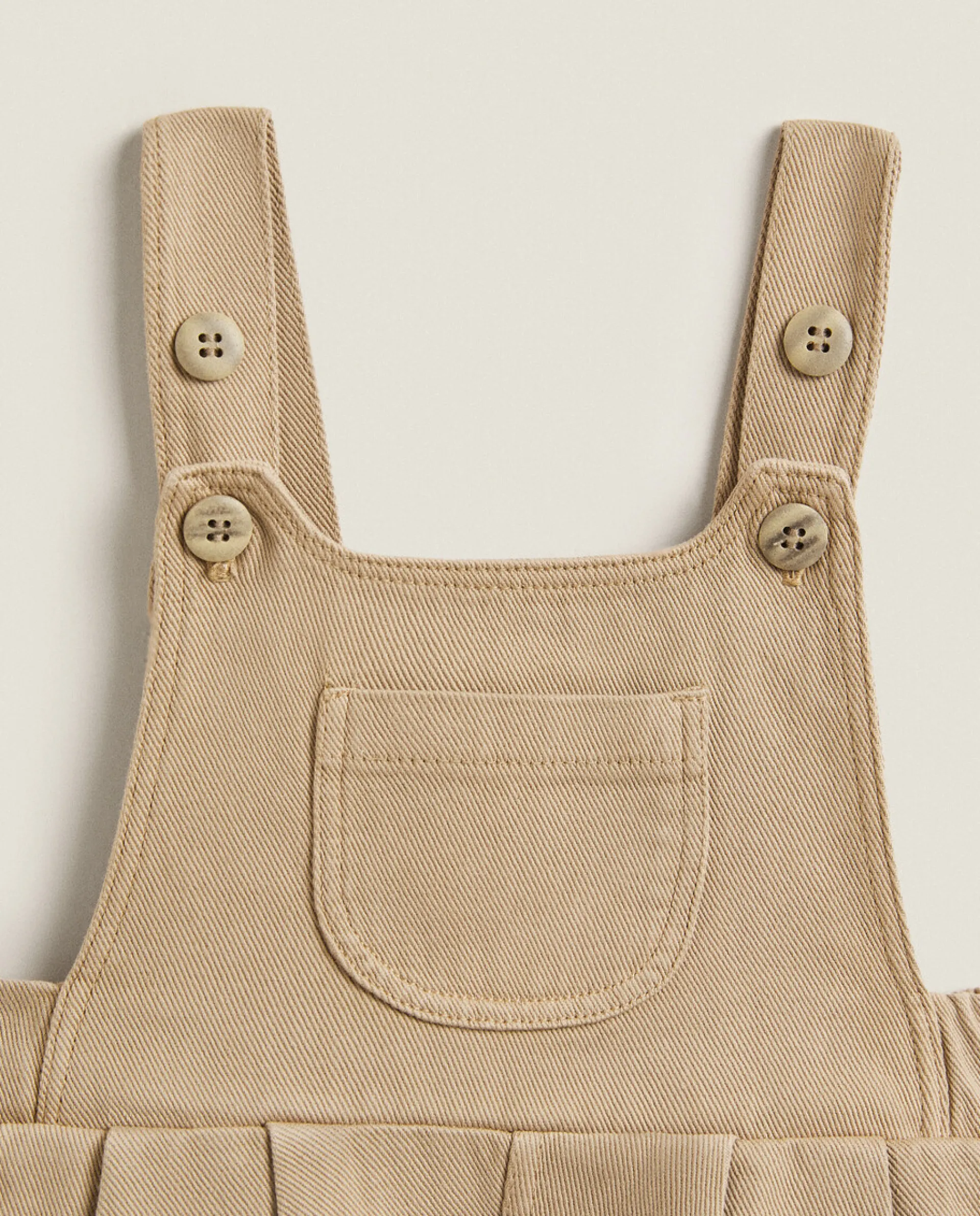 Clothing And Footwear*ZARA Home Twill Overalls Brown