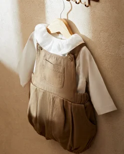 Clothing And Footwear*ZARA Home Twill Overalls Brown