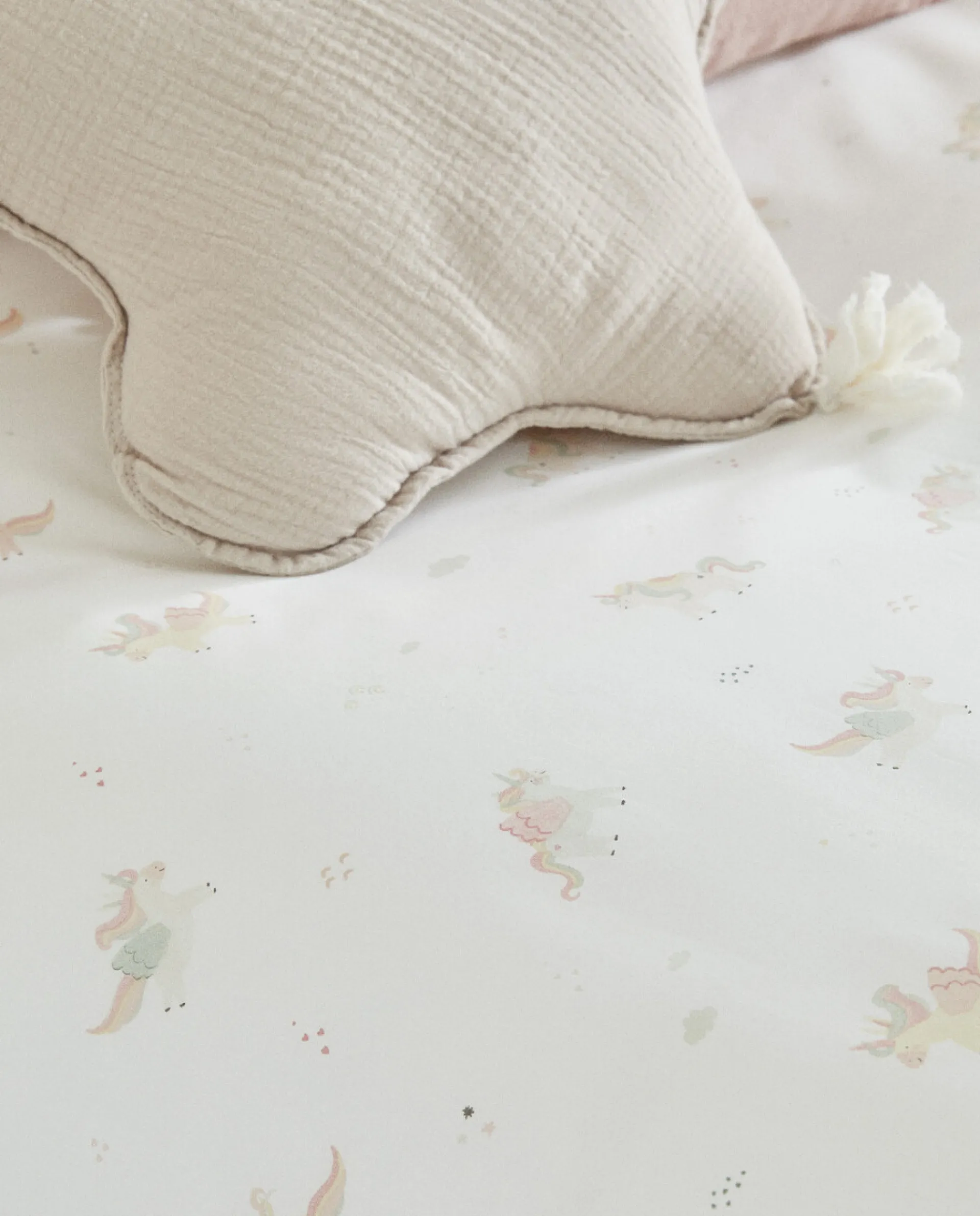 Duvet Covers*ZARA Home Unicorn Print Duvet Cover Pink