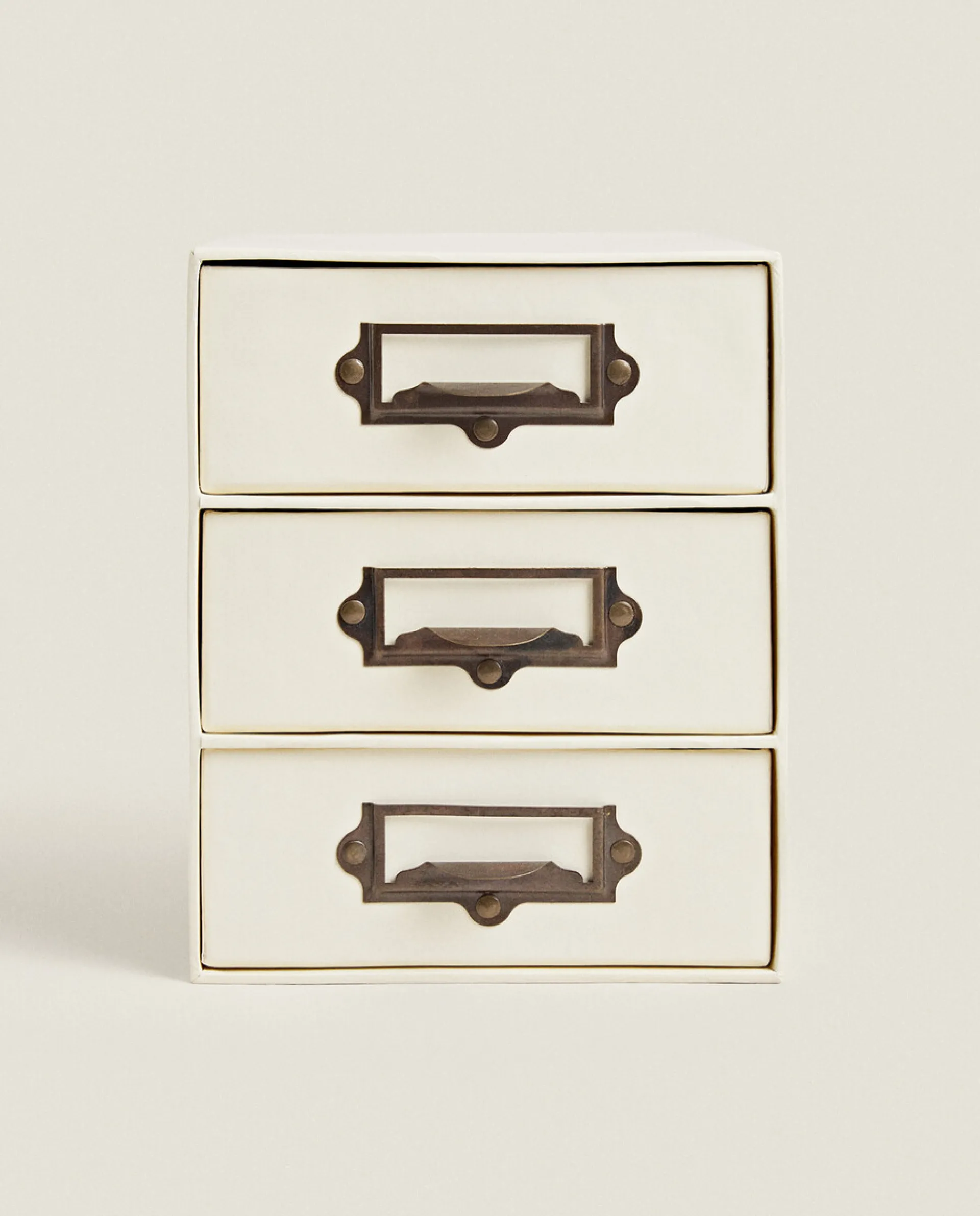 Stationery*ZARA Home Unit With Drawers Cream