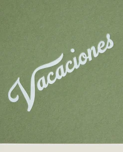 Stationery*ZARA Home Vacaciones Notepad X Saint-Lazare Green