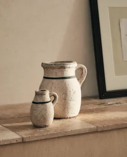 Vases*ZARA Home Vase With Handle Terracotta