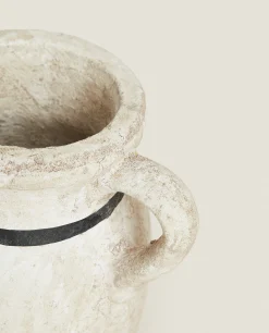 Vases*ZARA Home Vase With Handle Terracotta