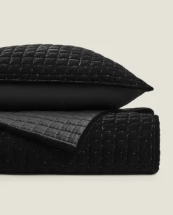 Quilts*ZARA Home Velvet Quilt Black