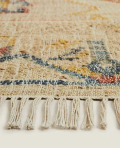 Vintage Design*ZARA Home Vintage Jute Rug Natural Colour