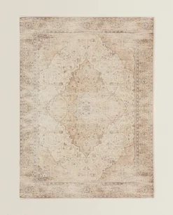 Vintage Design*ZARA Home Vintage Style Rug Brown