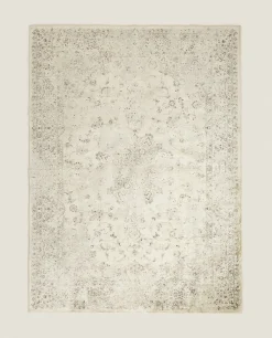 Vintage Design*ZARA Home Vintage-Effect Rug Beige