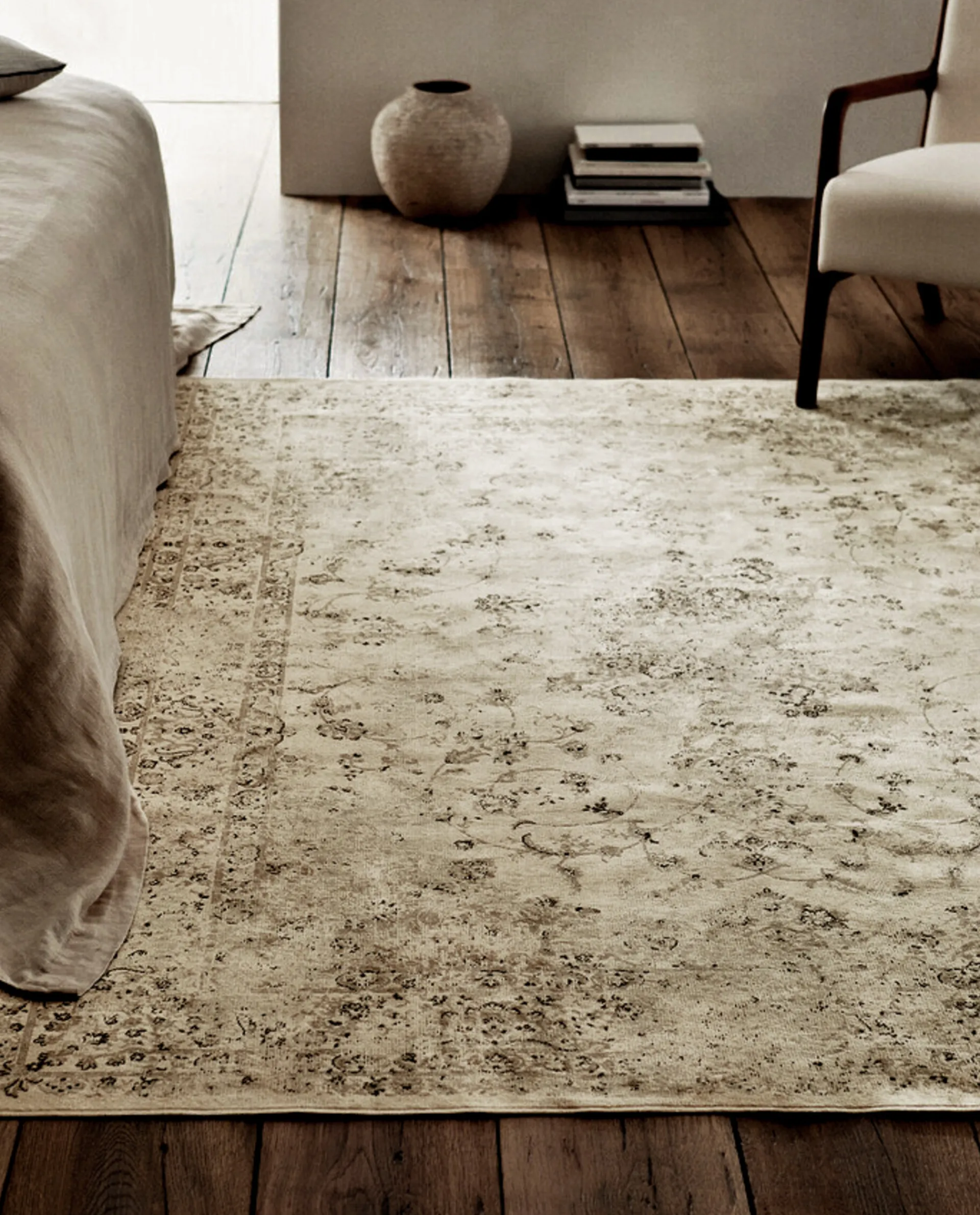 Vintage Design*ZARA Home Vintage-Effect Rug Beige