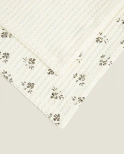 Cleaning*ZARA Home Waffle Multipurpose Kitchen Towel (Pack Of 2) Cream