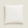Bedspreads*ZARA Home Waffle-Knit Throw Pillow Cover White