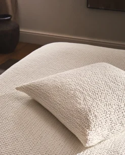 Bedspreads*ZARA Home Waffle-Knit Throw Pillow Cover White