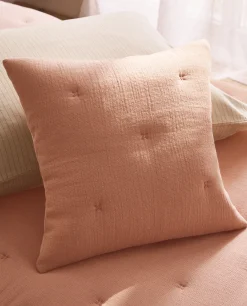 Throw Pillows*ZARA Home Waffle-Knit Throw Pillow Cover Pink