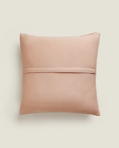 Throw Pillows*ZARA Home Waffle-Knit Throw Pillow Cover Pink