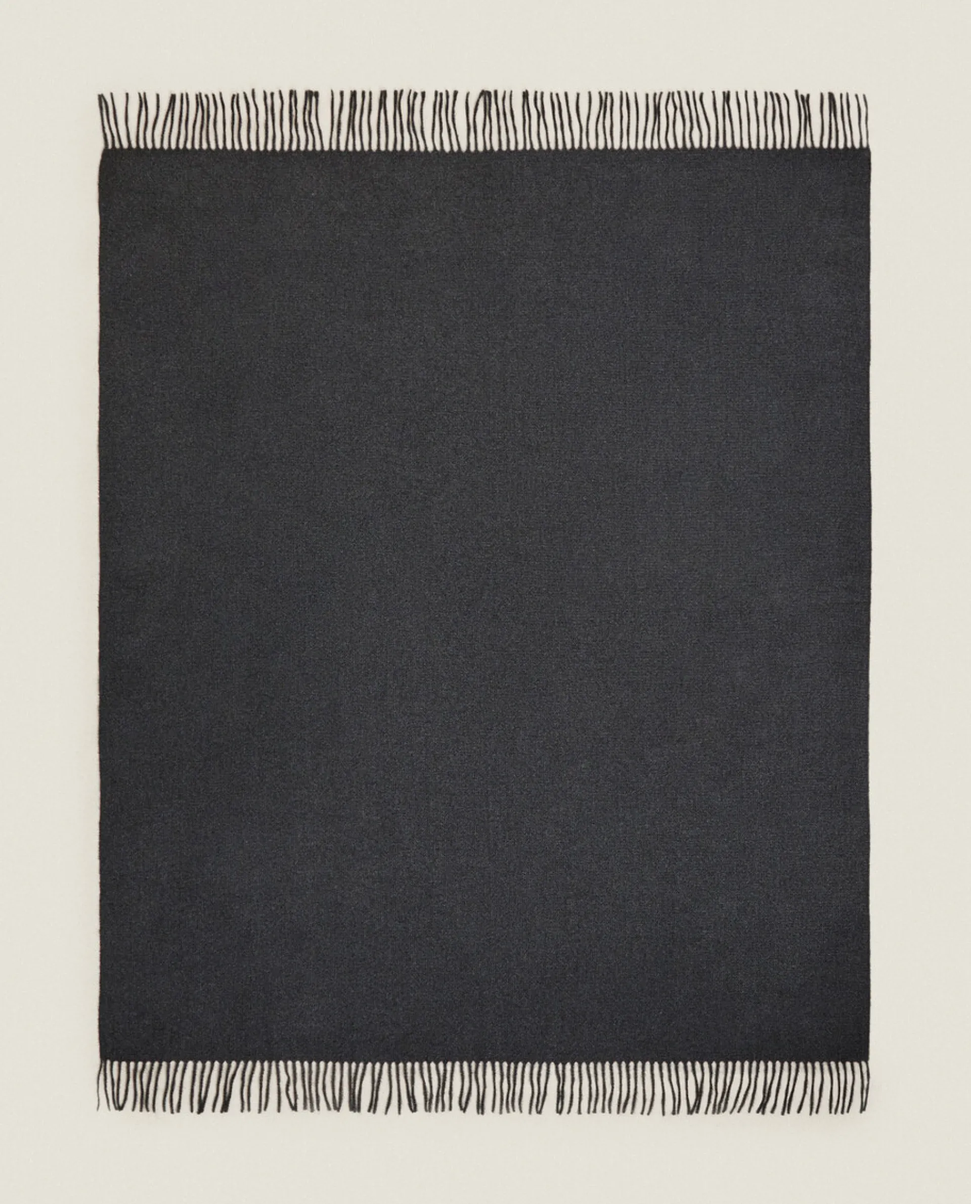 Blankets*ZARA Home Waffle-Texture Blanket Grey