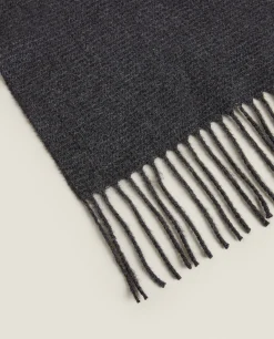 Blankets*ZARA Home Waffle-Texture Blanket Grey