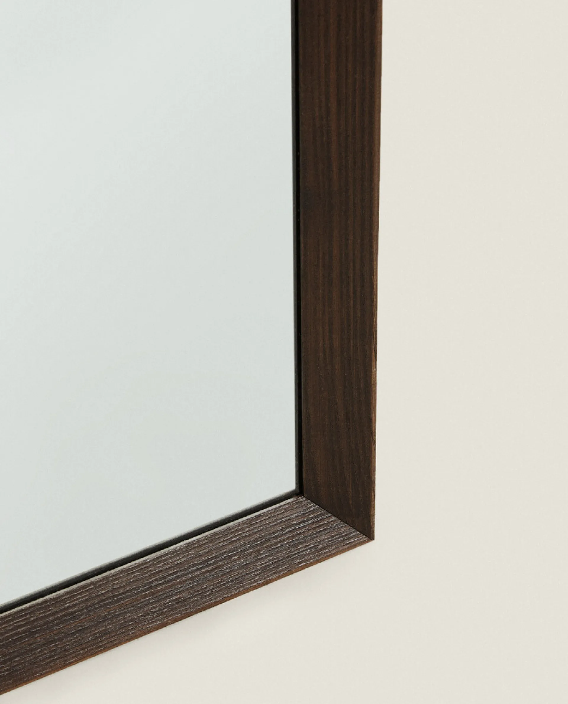Mirrors*ZARA Home Wall Mirror With Beveled Frame Brown