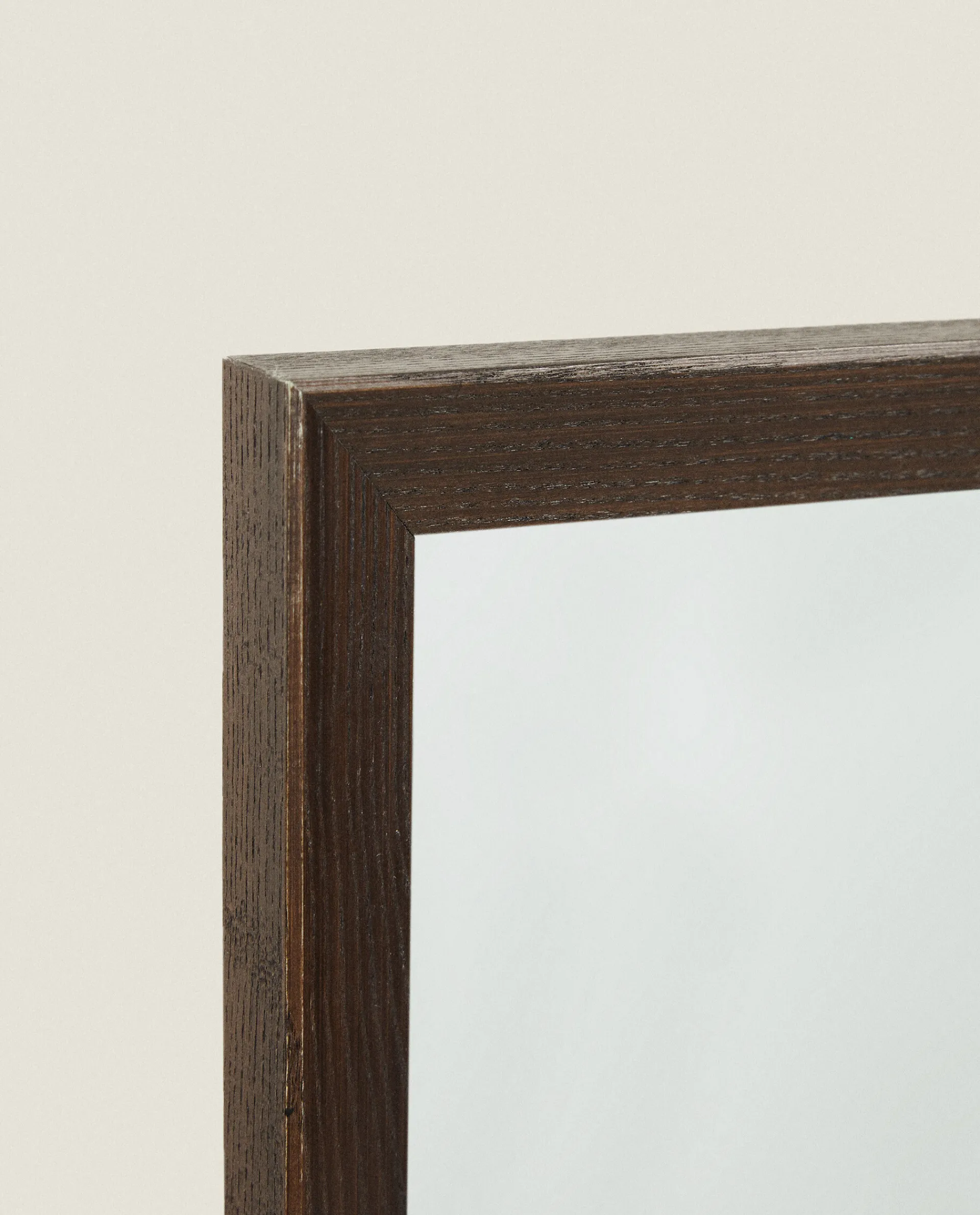 Mirrors*ZARA Home Wall Mirror With Beveled Frame Brown