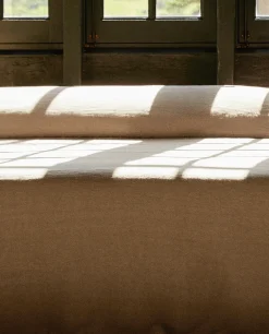 Bedspreads*ZARA Home Washed Linen Bedspread (400 Gsm) Taupe