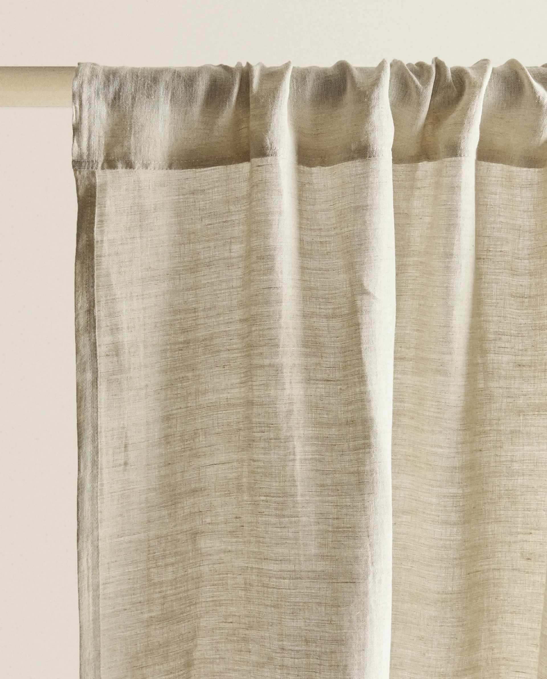 Curtains*ZARA Home Washed Linen Curtain Natural Colour