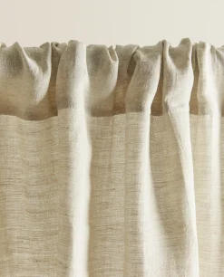 Curtains*ZARA Home Washed Linen Curtain Natural Colour