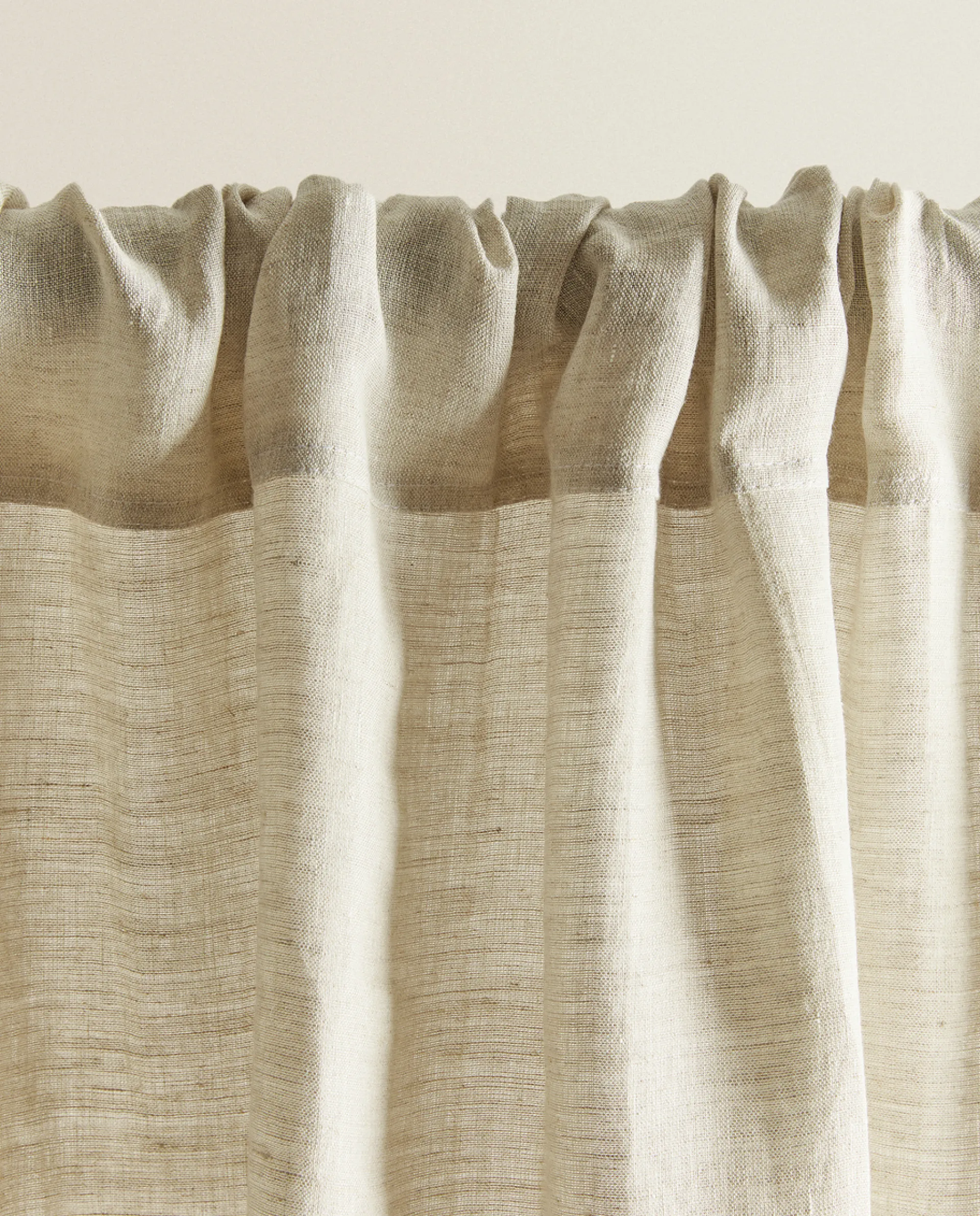 Curtains*ZARA Home Washed Linen Curtain Natural Colour