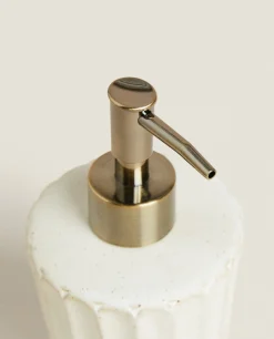 Dispensers*ZARA Home Wavy Ceramic Soap Dispenser 4-111