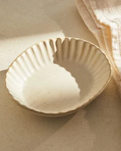 Soap Dishes*ZARA Home Wavy Ceramic Tray 4-111