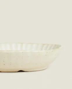 Soap Dishes*ZARA Home Wavy Ceramic Tray 4-111