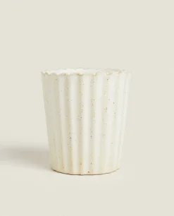 Glasses*ZARA Home Wavy Ceramic Tumbler 4-111