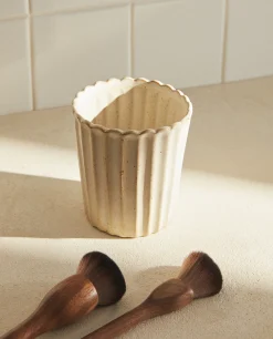 Glasses*ZARA Home Wavy Ceramic Tumbler 4-111