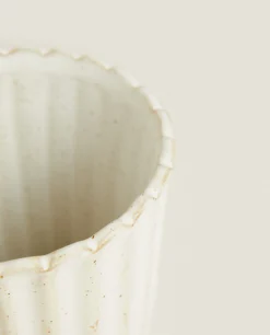 Glasses*ZARA Home Wavy Ceramic Tumbler 4-111